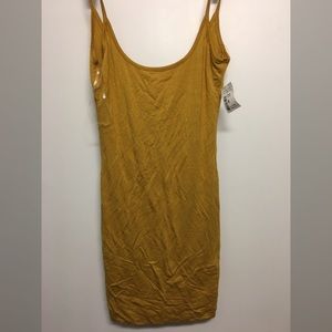 Gold bodycon dress